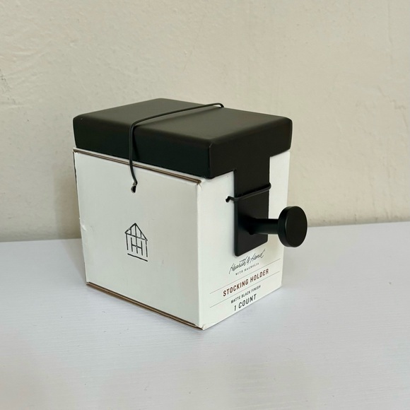 Hearth & Hand with Magnolia Matte Black Christmas Stocking Holder New With Tags - Picture 3 of 7